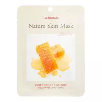 FOODAHOLIC NATURE SKIN MASK #ROYAL JELLY Тканевая маска для лица с экстрактом маточного молочка