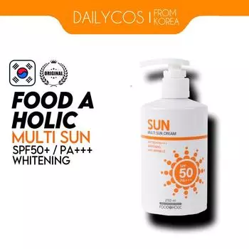 FOODAHOLIC Солнцезащитный мультисолнцезащитный крем SPF 50+ PA+++ 250 мл