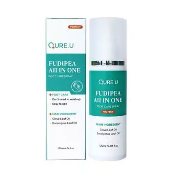 Foodie Peare Hand/Foot Skin Nail and Toenail All-in-One Foot Spray Toenail Care 120 мл, 1 шт., 1 шт.