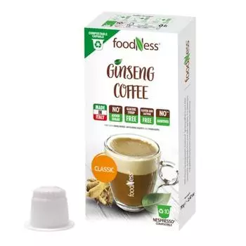 FoodNess Foodness Nespresso совместимый женьшень кофе 10 капсул
