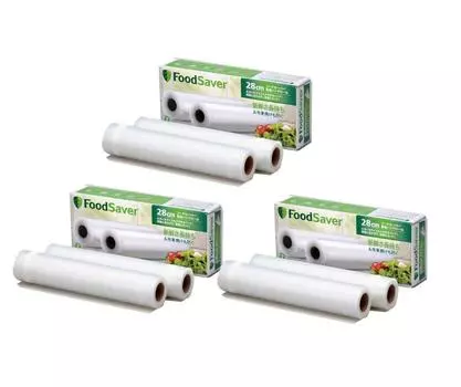 FoodSaver Vacuum pack roll 28cm 6 pieces set PRBT3 [Official]