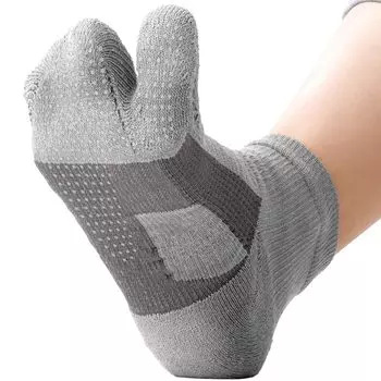 Foot Core Tabi Type Hapirabo Foot Supporter для изучения Core 1 пара серых x темных, сделано в Японии [Alfax] Supporter, носки, носки, Core, комплект, серый,