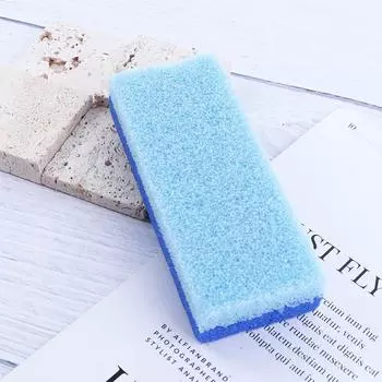 Foot File Peeling Dead Skin Foot Care Tools Foot Rubbing Stones Foaming Massage Pumice Foot Rasp синий