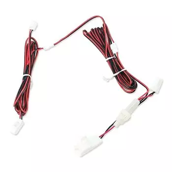 Foot Lamp Extension Wiring with Draws power from front foot Branch wiring for rear footwell Same functionality as No modification 2-LOOP (Two-Loop)