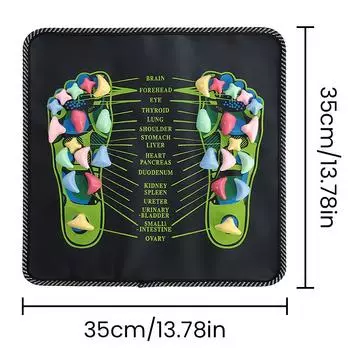 Foot Massage Cushion Simulation Cobblestone Foot Leg Pad Pain Relief Relaxing Massage Mat Healthcare Acupressure Mat Health Care