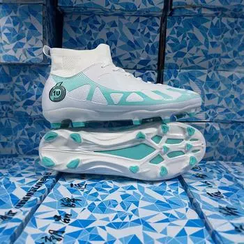 Football shoes autumn new high-top youth anti-skid broken nails adult long nails professional training football shoes 35