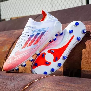 Football shoes boys and girls students AG long broken nails competition training shoes football shoes 35