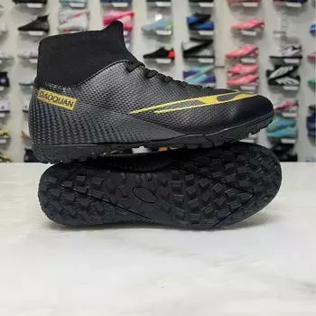 Football shoes long nails broken nails wear-resistant training shoes youth middle school students shock-absorbing non-slip football shoes 35