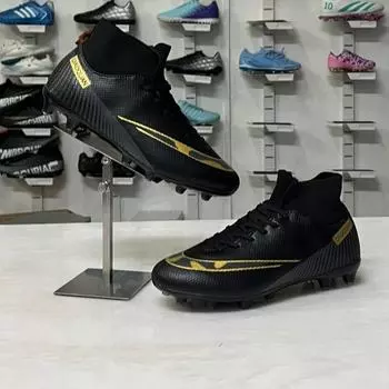 Football shoes long nails broken nails wear-resistant training shoes youth middle school students shock-absorbing non-slip football shoes 35