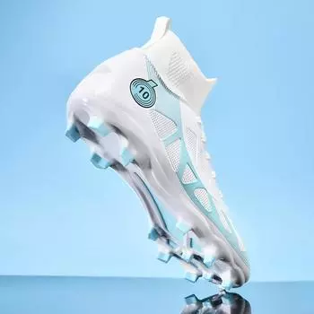 Football shoes men s broken nails high-top football shoes long nails professional grass football training shoes manufacturers help 35