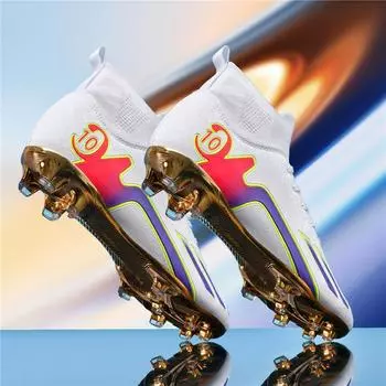 Футбольные бутсы Мужские сломанные ногти Дети средней школы Учащиеся начальной и средней школы Взрослые соревнования AG длинные ногти спортивная обувь 31
