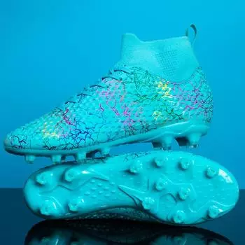 Football Shoes Men s High Top Long Broken Nails Student Children Women s Men s Lawn Training Shoes Football Shoes 33