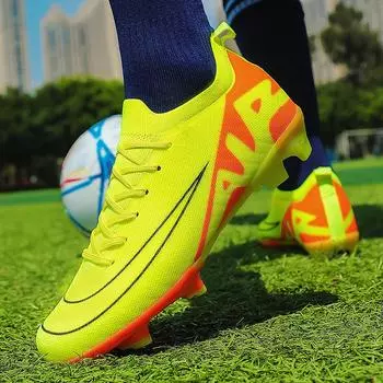 Football shoes men s low-top spikes student youth men s and women s grass training shoes new football shoes large size shoes 35