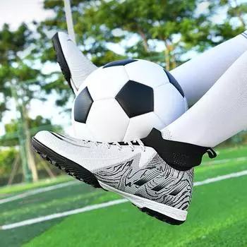 Football Shoes Men s Shredded Nails TF High Stripping Student Adult Artificial Grass AG Spikes Competition Artificial Grass Training Shoes 33