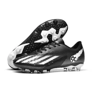 Football shoes men s spikes new adult student non-slip youth boys game training grass special shoes 31 чёрный