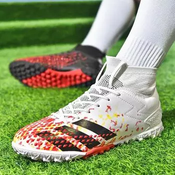 Football shoes new spot student game training shoes youth sports shoes boys grass football shoes men 35