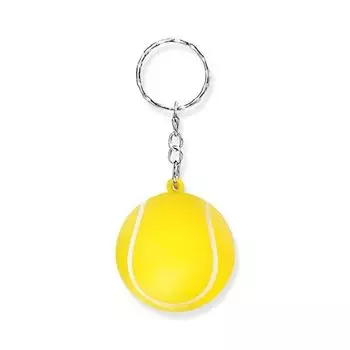 Football Simulation Soccer Keychain Baseball Football Pendant Children Presents yellow tennis ball