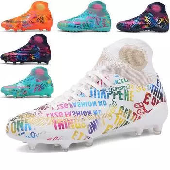 FootballShoes, повседневная детская обувь, размер 30–47, дышащая обувь, спортивные кроссовки для мальчиков и девочек 35