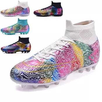 FootballShoes, повседневная детская обувь, размер 30–47, дышащая обувь, спортивные кроссовки для мальчиков и девочек 35