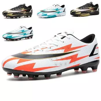 FootballShoes, повседневная детская обувь, размер 30–47, дышащая обувь, спортивные кроссовки для мальчиков и девочек 35