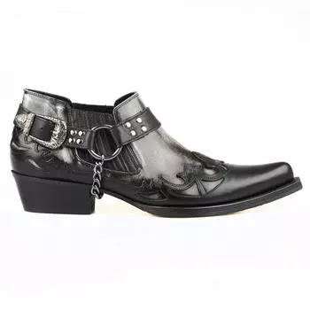 FootCourt - черно-белые ковбойские сапоги для мужчин, винтажные техасские сапоги с острым носком, сапоги в стиле вестерн, натуральная кожа, лучший винтаж ручной работы