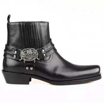 FootCourt- Мотоциклетные ботильоны, винтажные, в стиле армейского панка, мужские лучшие байкерские кожаные туфли для верховой езды, уличные гонки, дышащая ручная работа