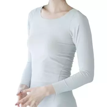 Footmark FOOTMARK FOOTMARK BASEWEAR Footmark Basewear Длинный рукав Черный Серый Сделано в Японии Улучшение осанки Повседневная внутренняя осанка