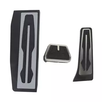 Footrest Gas Brake Pedal Cover Set Rubber Accelerator Brake Pedal Cover for F20 F21 F40 E30 E36 E46 E90 E91 E92 E93 F31 G20 G21 Non-Slip