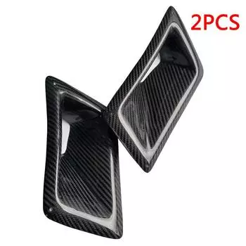 For 2003-2009 Nissan 350Z 2PC Glossy Carbon Fiber Air Vent Intake Duct Left Side