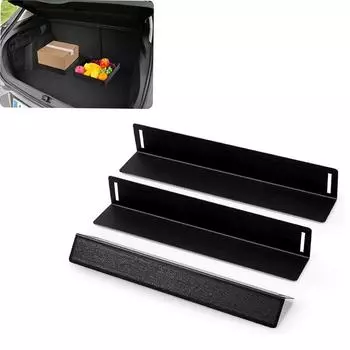 for 3 Sries 2020 Flannel Material Black Inner Rear Trunk Box Compartment Panel Trunk Organizers Automobile 2pcs/Set one size чёрный