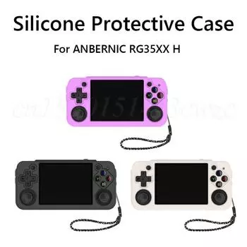For ANBERNIC RG35XX H Soft Silicone Case Game Console Cover Shockproof Protective Cover For Anbernic RG35XX H Protective Case
