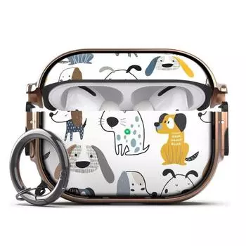 for Apple 2 Generation All-Inclusive Earphone Case Airpods3 Anti-Fall Shell Lock Switch Second Generation Airpods3 Generation Shell AirPods Puppy Cute Apple AirPods 1/2 Neutral Little milk dog
