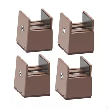 для кроватей, мебели и стульев с регулируемой опорой Height 50mm коричневый