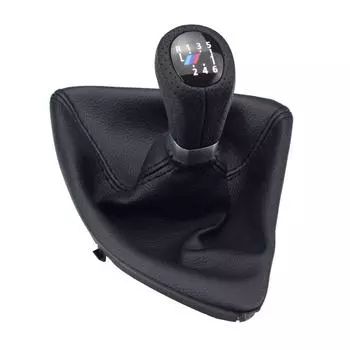 For BMW E87 X1 6Speed Left Drive Gear Shift Knob Head Boot Cover