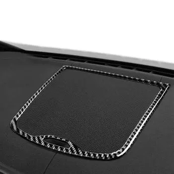 for BMW G01 G02 2018- X3 X4 Series Car Dashboard Decoration Cover Trim Sticker Decal Carbon Fiber Auto Accessories чёрный