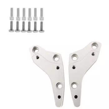 For BMW K1600GT K1600GTL 2012-2019 Silver Handlebar Riser CNC Aluminum Alloy 2X