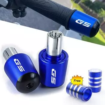 For BMW R1200GS R1250GS R 1200GS R1250 GS R 1250 LC ADV Motorcycle CNC Handle Bar Handlebar Grips Cap End handle Plugs cap синий