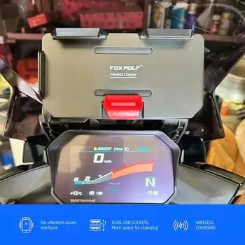 Для BMW R1250GS ADV GPS мобильный телефон мотоциклетный навигационный кронштейн мотоцикл беспроводная зарядка F900GS R1250 GS R1200GS ADV