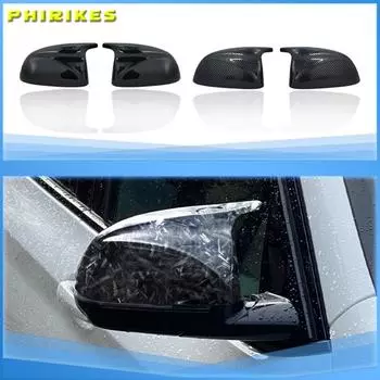 For BMW X3 G01 X4 G02 X5 G05 X6 G06 X7 G07 2018 2019 2020 M Style Black Rearview Mirror Cover X3M Look