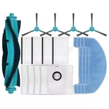 Для Cecotec Conga 2499 Ultra Home Titanium Advanced / Atvel SmartGyro R80 основная боковая щетка-швабра с фильтром-пылесборником CHINA