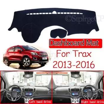 для Chevrolet Trax Tracker Holden 2013 2014 2015 2016 Противоскользящий коврик для приборной панели Накладка на солнцезащитный козырек Коврик для приборной панели Аксессуары для автомобиля Left Hand Drive красный