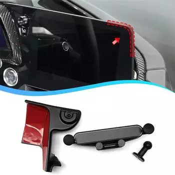For Corvette C8 2020-2023 Phone Holder Interior Navi Screen Edge Mounting Stand