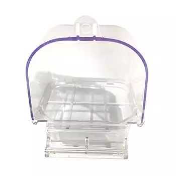 for Dish Feeder Parakeet Clean for Bird Cage Food No-Mess Finch Cockatiel