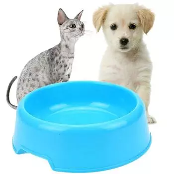 For Dog Cat Puppy Feeder Dish Pet Feeder Bowl Pet Supplies Water Feeding Container Cat Food Bowl розовый