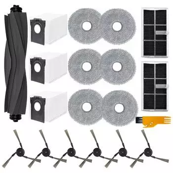 Для робота-пылесоса Dreame X40 Ultra / X40 Pro / S30 Pro Ultra основная боковая щетка HEPA-фильтры тряпка для швабры пылесборники CHINA