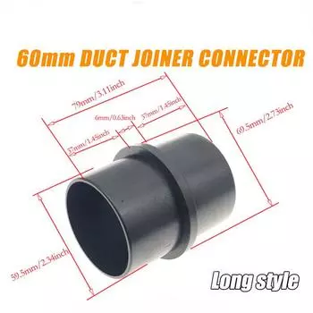 For Eberspacher Webasto Heater 2KW D2 60mm to 60mm Car Heater Ducting Connector Hose Tube Pipe Joiner Connector