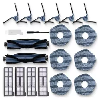For Eufy X10 Pro Omni, Main Side Brushes Hepa Filters Mop Cloths Vacuum Replacement Parts Accessories CHINA