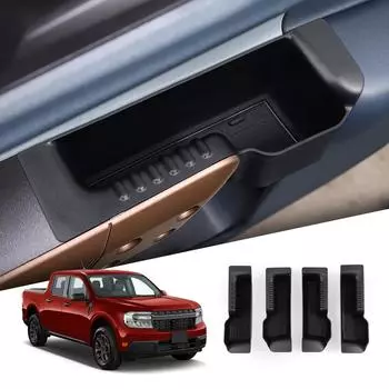 for Ford Maverick 2025-2025 Door Side Storage Box Front Rear Door Handle Tray Organizer Tidying Car Accessories