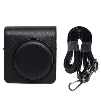 # For Fujifilm Instax Mini 99 Camera Shoulder Bag with Adjustable Strap чёрный