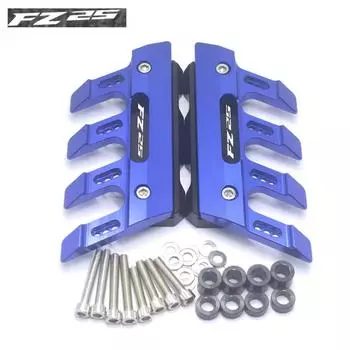 For FZ25 FZ-25 FZ 25 Универсальный мотоциклетный брызговик, боковая защита, крепление, амортизатор, крышка переднего крыла, слайдер против падения чёрный
